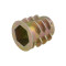 Insert Nut Metric Zinc Yellow Flanged