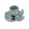 Tee Nut Metric Zinc 4 Prong