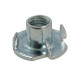 Tee Nut Metric Zinc 4 Prong