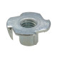 Tee Nut Metric Zinc 4 Prong